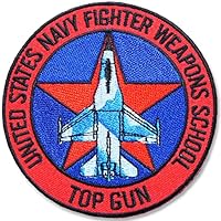 Amazon.co.jp: トップガン ミリタリーワッペン【VF-1】青 エア